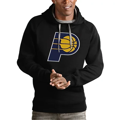 Antigua Indiana Pacers Team Logo Victory Pullover Hoodie