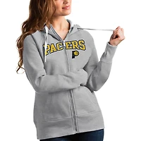 Antigua Indiana Pacers Team Victory Full-Zip Hoodie