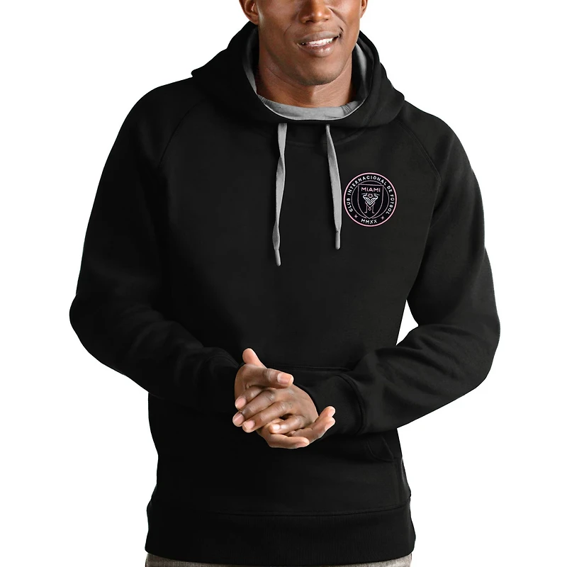 Antigua Inter Miami CF Logo Victory Pullover Hoodie