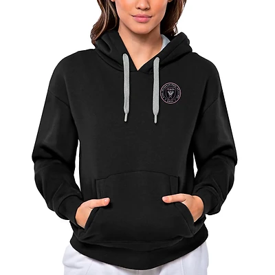 Antigua Inter Miami CF Team Logo Victory Pullover Hoodie