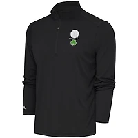 Antigua Kelly Boston Bruins Shamrock Tribute Quarter-Zip Pullover Top