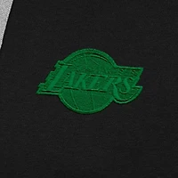 Antigua Kelly Los Angeles Lakers St Patrick's Day Victory Raglan Pullover Hoodie