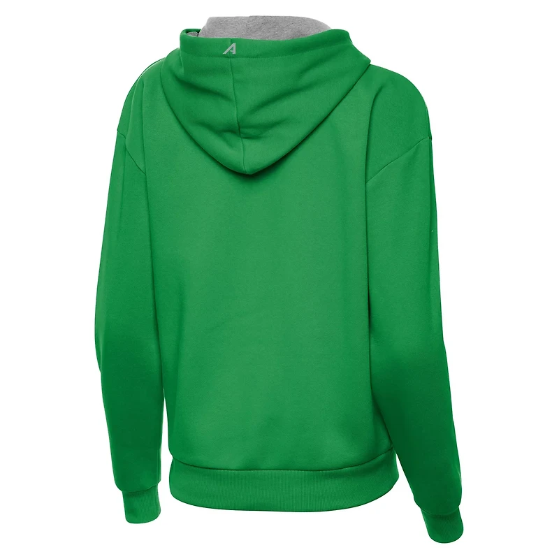 Antigua Kelly Sacramento Kings St Patrick's Day Victory Pullover Hoodie