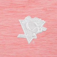 Antigua Light Pittsburgh Penguins White Logo Bright Quarter-Zip Pullover