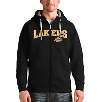 Antigua Los Angeles Lakers Team Victory Full-Zip Hoodie