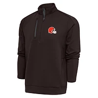 Antigua Men's Cleveland Browns Generation 1/4-Zip Pullover