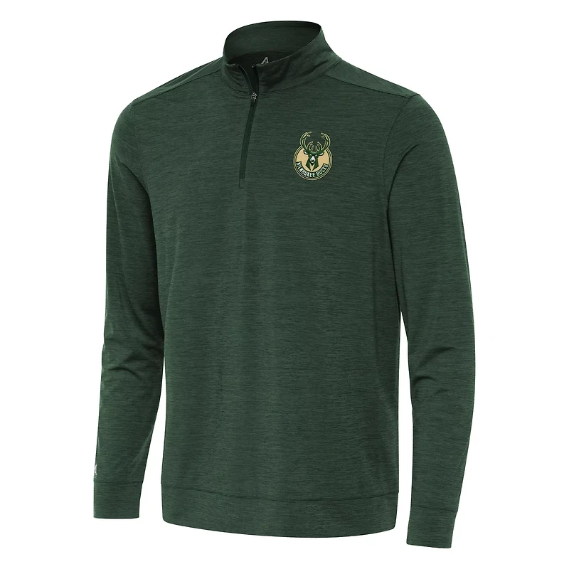Antigua Men’s Milwaukee Bucks Bright 1/4-Zip Top
