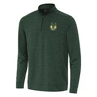 Antigua Men’s Milwaukee Bucks Bright 1/4-Zip Top