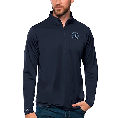 Antigua Minnesota Timberwolves Tribute Quarter-Zip Pullover Top