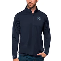 Antigua Minnesota Timberwolves Tribute Quarter-Zip Pullover Top