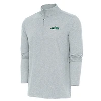 Antigua Men's New York Jets Hunk 1/4-Zip Pullover