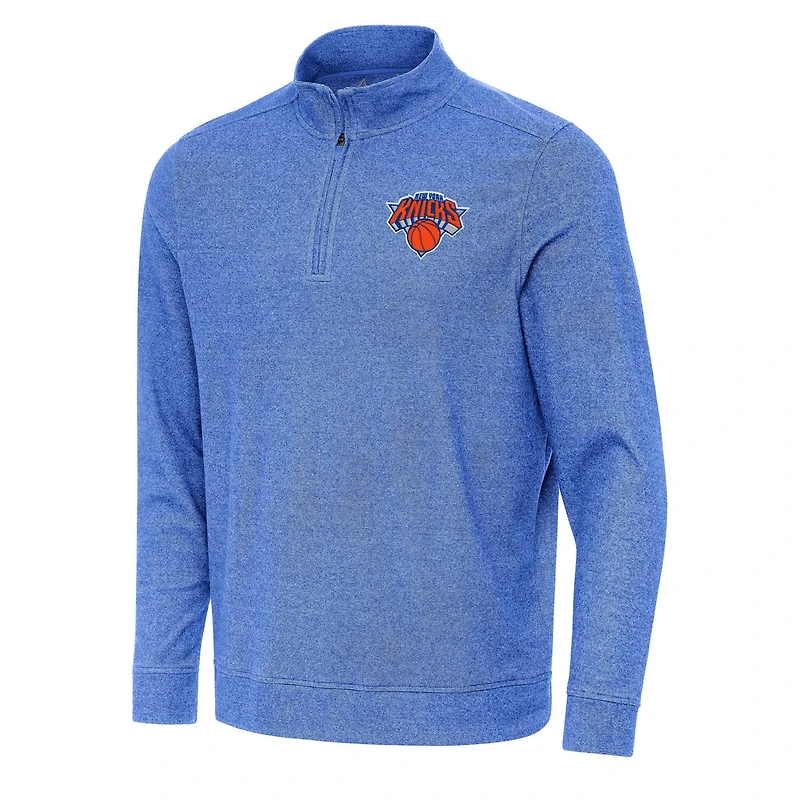Antigua Men’s New York Knicks Subtle 1/4-Zip Sweatshirt