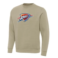 Antigua Men’s Oklahoma City Thunder Big Logo Victory Crew Pullover Sweatshirt