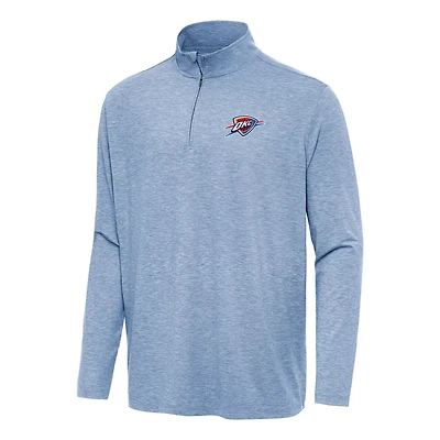 Antigua Men’s Oklahoma City Thunder Hunk 1/4-Zip Pullover Top