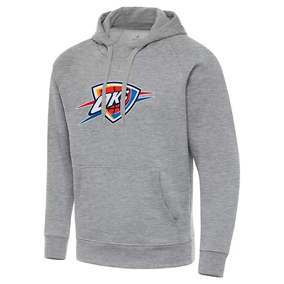Antigua Men’s Oklahoma City Thunder Logo Victory Raglan Pullover Hoodie