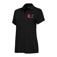 Antigua Miami Hurricanes Era V-Neck Polo