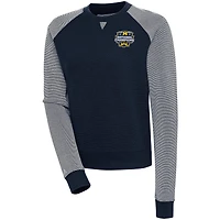 Antigua Michigan Wolverines College Football Playoff 2023 National Champions Flier Bunker Tri-Blend Pullover Sweatshirt