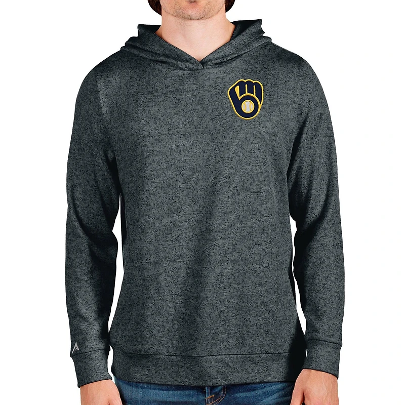 Antigua Milwaukee Brewers Absolute Pullover Hoodie