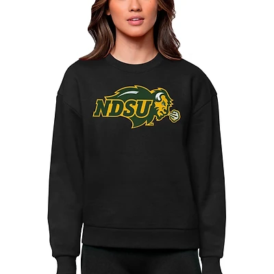 Antigua NDSU Bison Victory Crewneck Pullover Sweatshirt