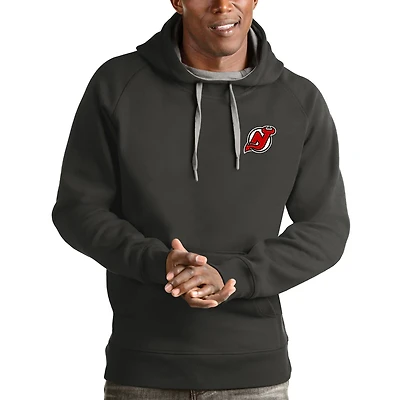 Antigua New Jersey Devils Victory Pullover Hoodie