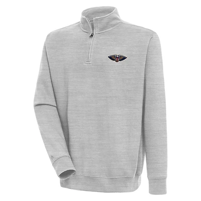 Antigua New Orleans Pelicans Victory Quarter-Zip Pullover Top