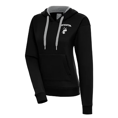 Antigua Northeastern Huskies Victory Pullover Hoodie