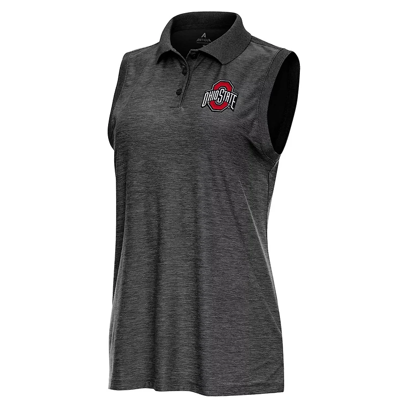 Antigua Ohio State Buckeyes Recap Sleeveless Polo