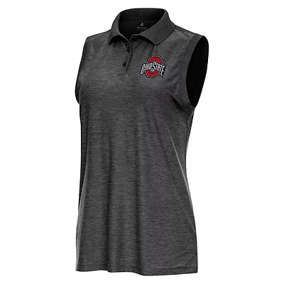 Antigua Ohio State Buckeyes Recap Sleeveless Polo