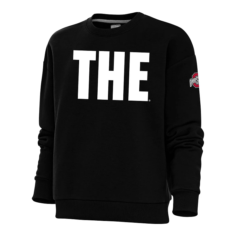 Antigua Ohio State Buckeyes Victory THE Crewneck Pullover Sweatshirt