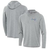 Antigua Oklahoma City Thunder 2025 NBA Finals Champions Tidy Quarter-Zip Hoodie