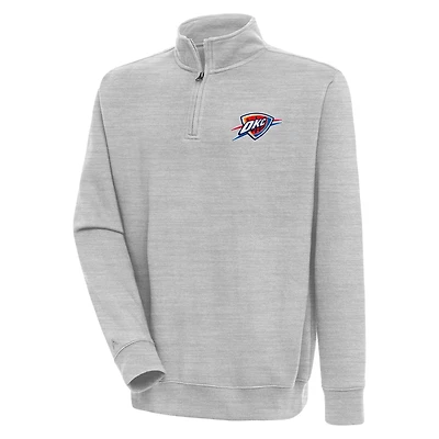 Antigua Oklahoma City Thunder Victory Quarter-Zip Pullover Top