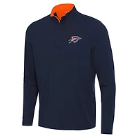 Antigua Orange Oklahoma City Thunder Content Quarter-Zip Top