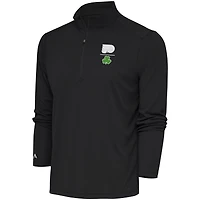 Antigua Philadelphia Flyers Shamrock Tribute Quarter-Zip Pullover Top