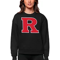 Antigua Rutgers Scarlet Knights Victory Crewneck Pullover Sweatshirt