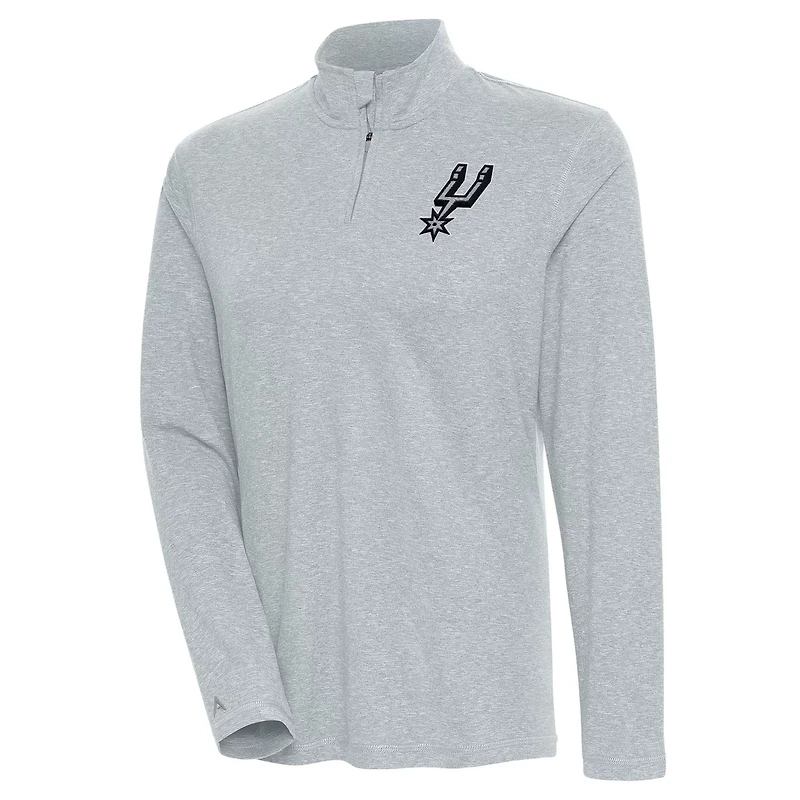 Antigua San Antonio Spurs Confront Quarter-Zip Pullover Top