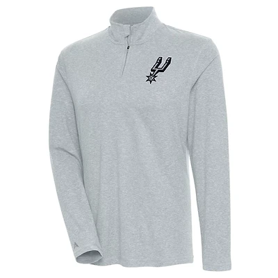 Antigua San Antonio Spurs Confront Quarter-Zip Pullover Top