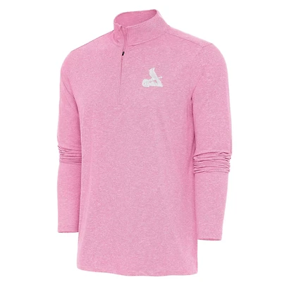 Antigua St Louis Cardinals Hunk Quarter-Zip Top