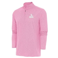 Antigua St Louis Cardinals Hunk Quarter-Zip Top