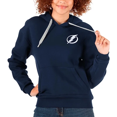 Antigua Tampa Bay Lightning Primary Logo Victory Pullover Hoodie