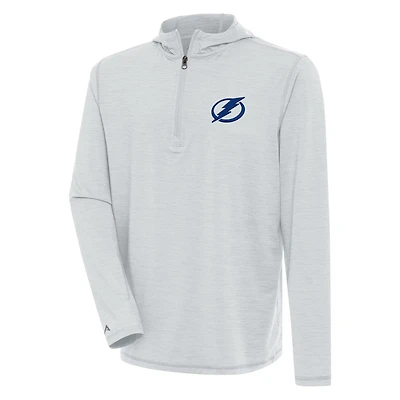 Antigua Tampa Bay Lightning Tidy Quarter-Zip Pullover Hoodie