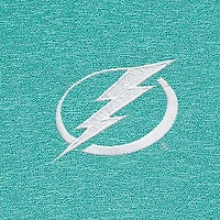 Antigua Tampa Bay Lightning White Logo Hunk Quarter-Zip Pullover