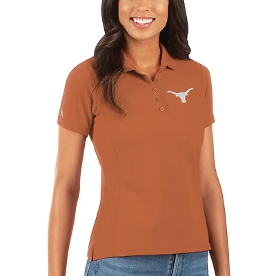 Antigua Texas Longhorns Legacy Pique Polo