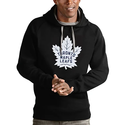 Antigua Toronto Maple Leafs Logo Victory Pullover Hoodie