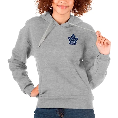 Antigua Toronto Maple Leafs Primary Logo Victory Pullover Hoodie