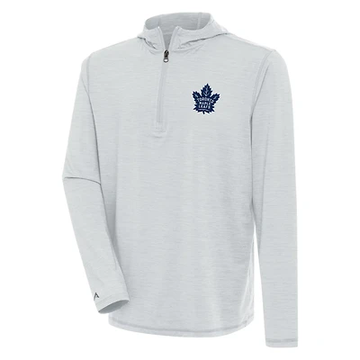 Antigua Toronto Maple Leafs Tidy Quarter-Zip Pullover Hoodie