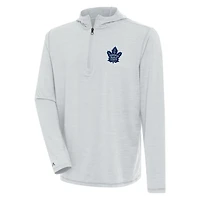 Antigua Toronto Maple Leafs Tidy Quarter-Zip Pullover Hoodie