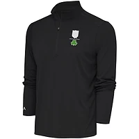Antigua Vegas Golden Knights Shamrock Tribute Quarter-Zip Pullover Top
