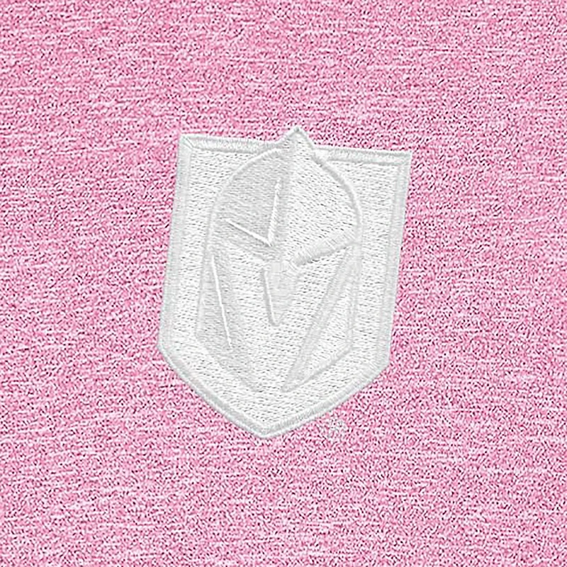 Antigua Vegas Golden Knights White Logo Hunk Quarter-Zip Pullover