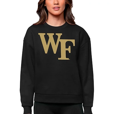 Antigua Wake Forest Demon Deacons Victory Crewneck Pullover Sweatshirt
