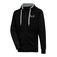 Antigua Washington Capitals Logo Victory Full-Zip Hoodie